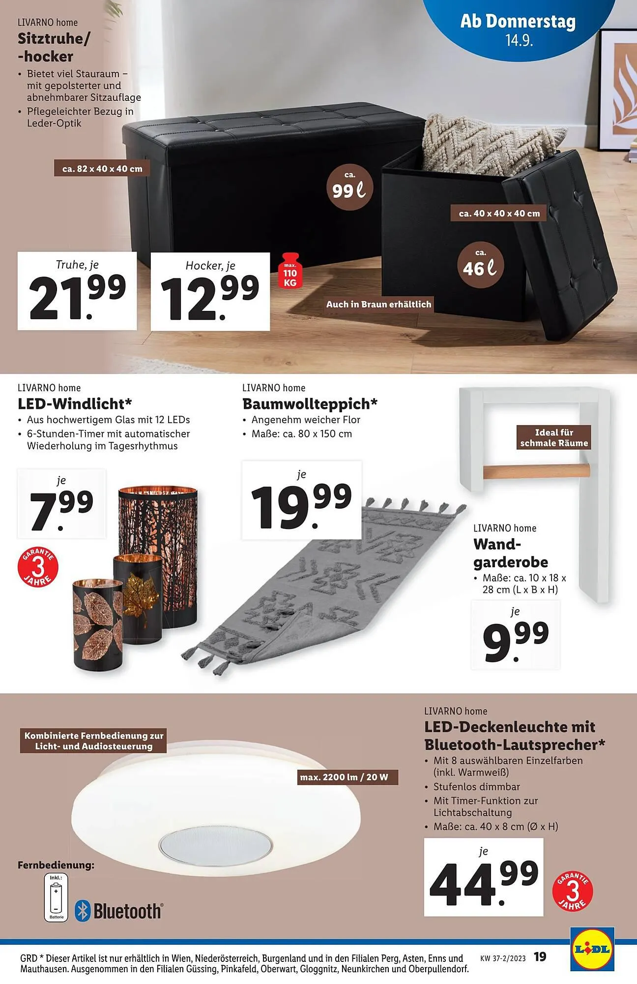 Lidl Flugblatt von 13. September bis 20. September 2023 - Flugblätt seite 19