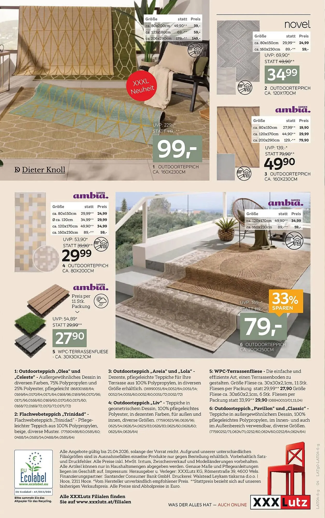 XXXLutz Prospekt von 7. April bis 21. April 2026 - Flugblätt seite  4