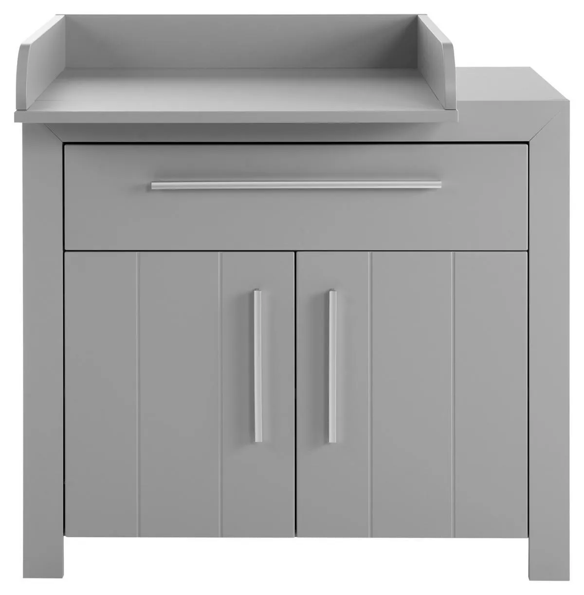 MID.YOU Wichelkommode Nikola B: 108 cm Grau 2 Türen 1 Lade
