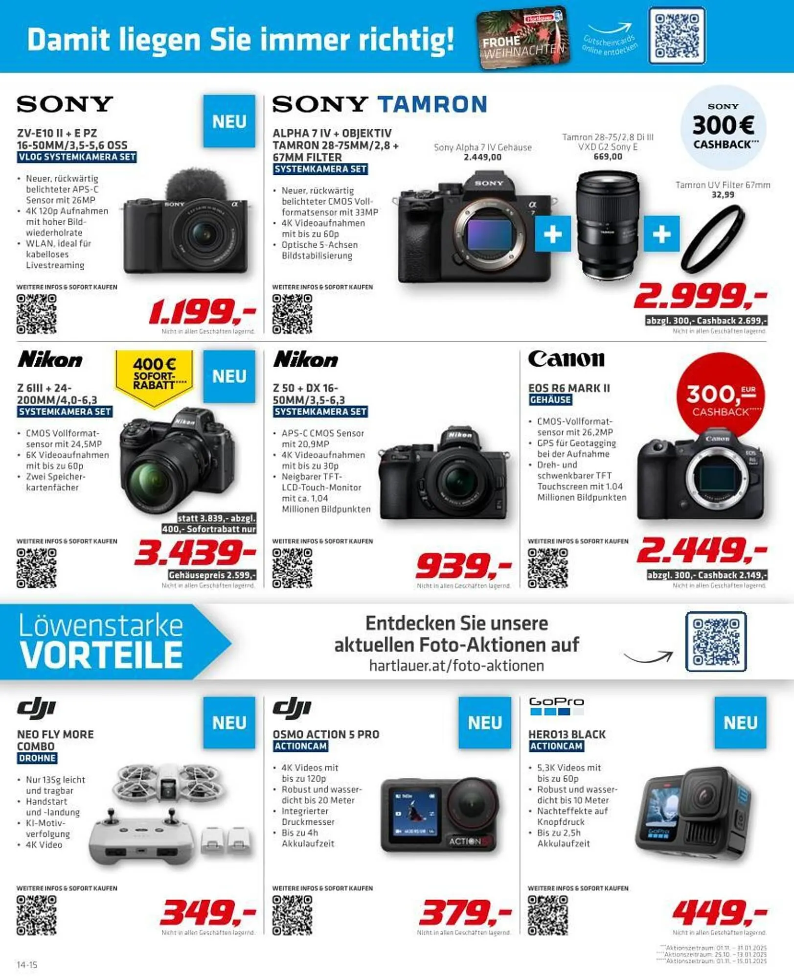 Hartlauer Flugblatt von 15. November bis 2. Dezember 2024 - Flugblätt seite  14