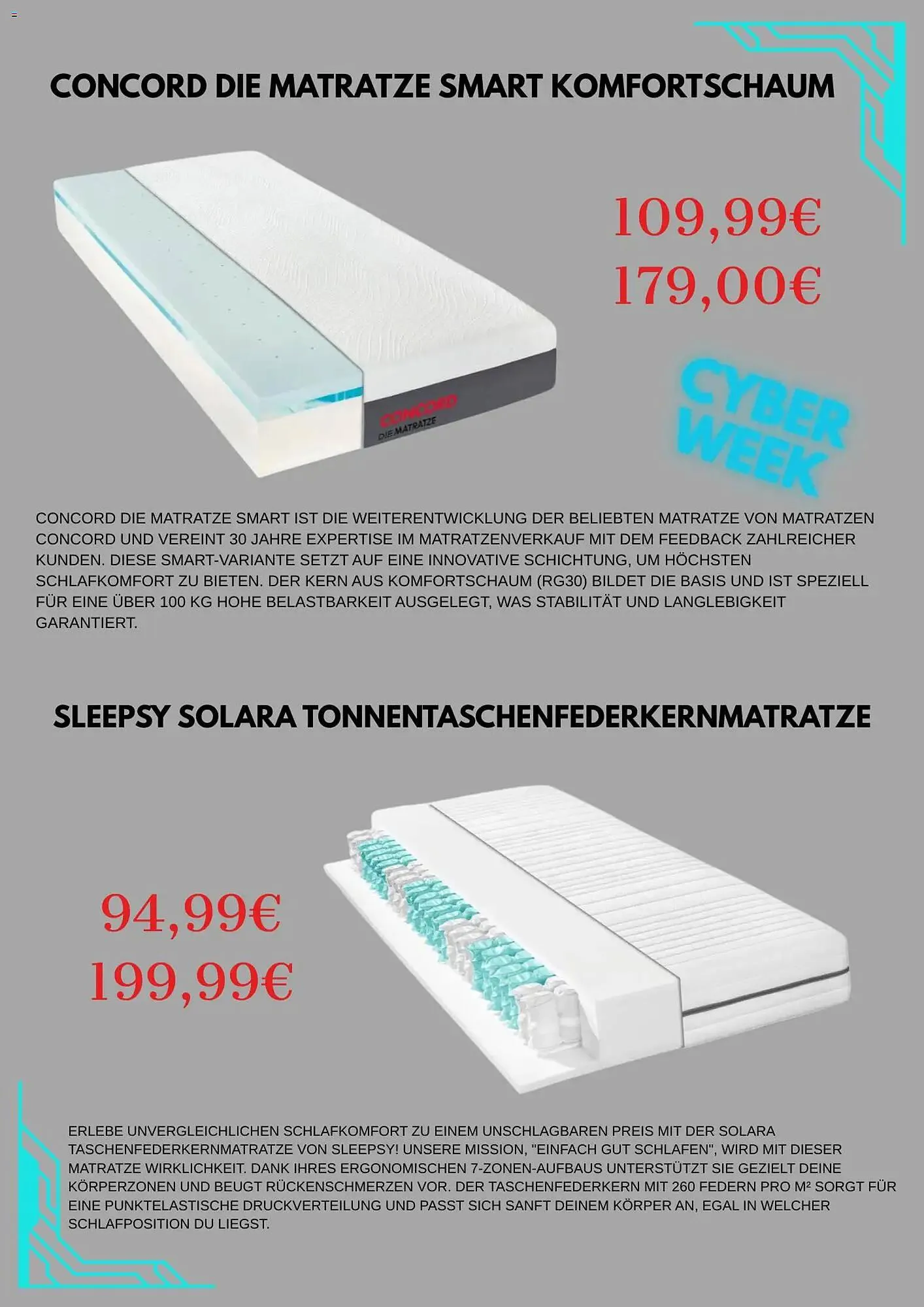 Matratzen Concord Prospekt von 3. Dezember bis 6. Dezember 2025 - Flugblätt seite  4