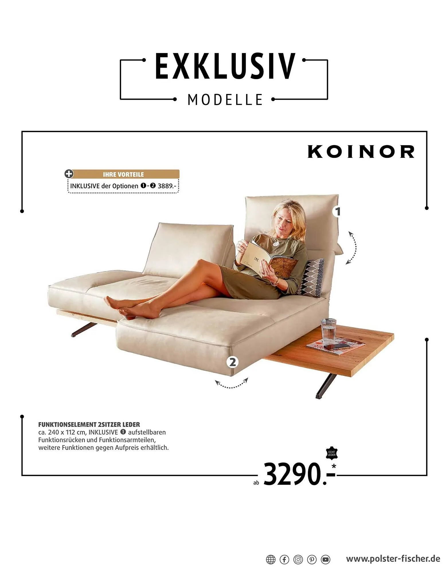 Polstermöbel Fischer Flugblatt von 15. Februar bis 17. März 2024 - Flugblätt seite  34