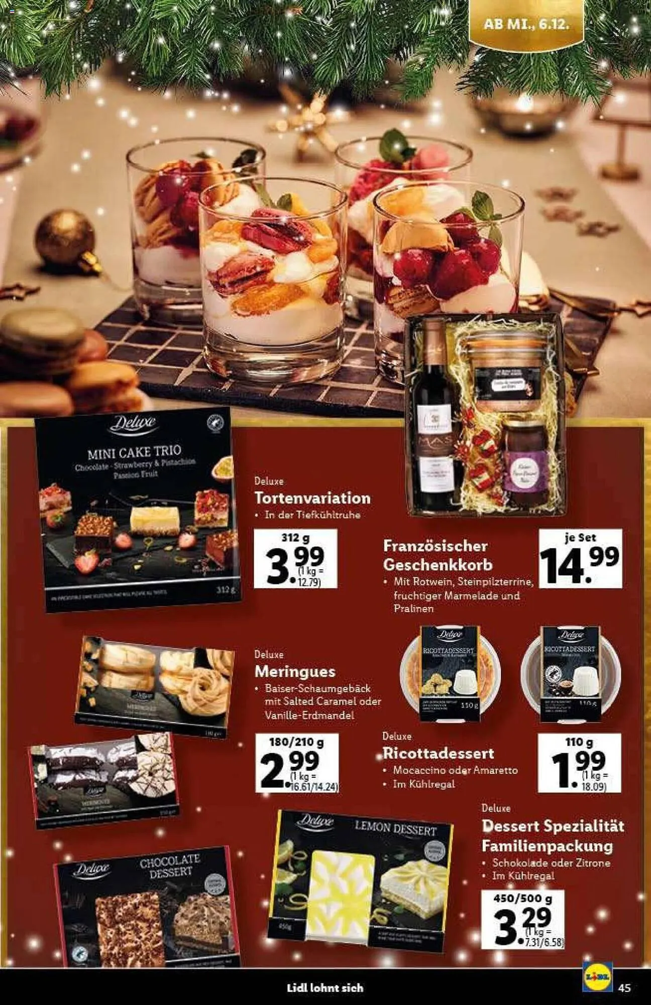 Lidl Flugblatt von 9. November bis 21. Dezember 2023 - Flugblätt seite 45