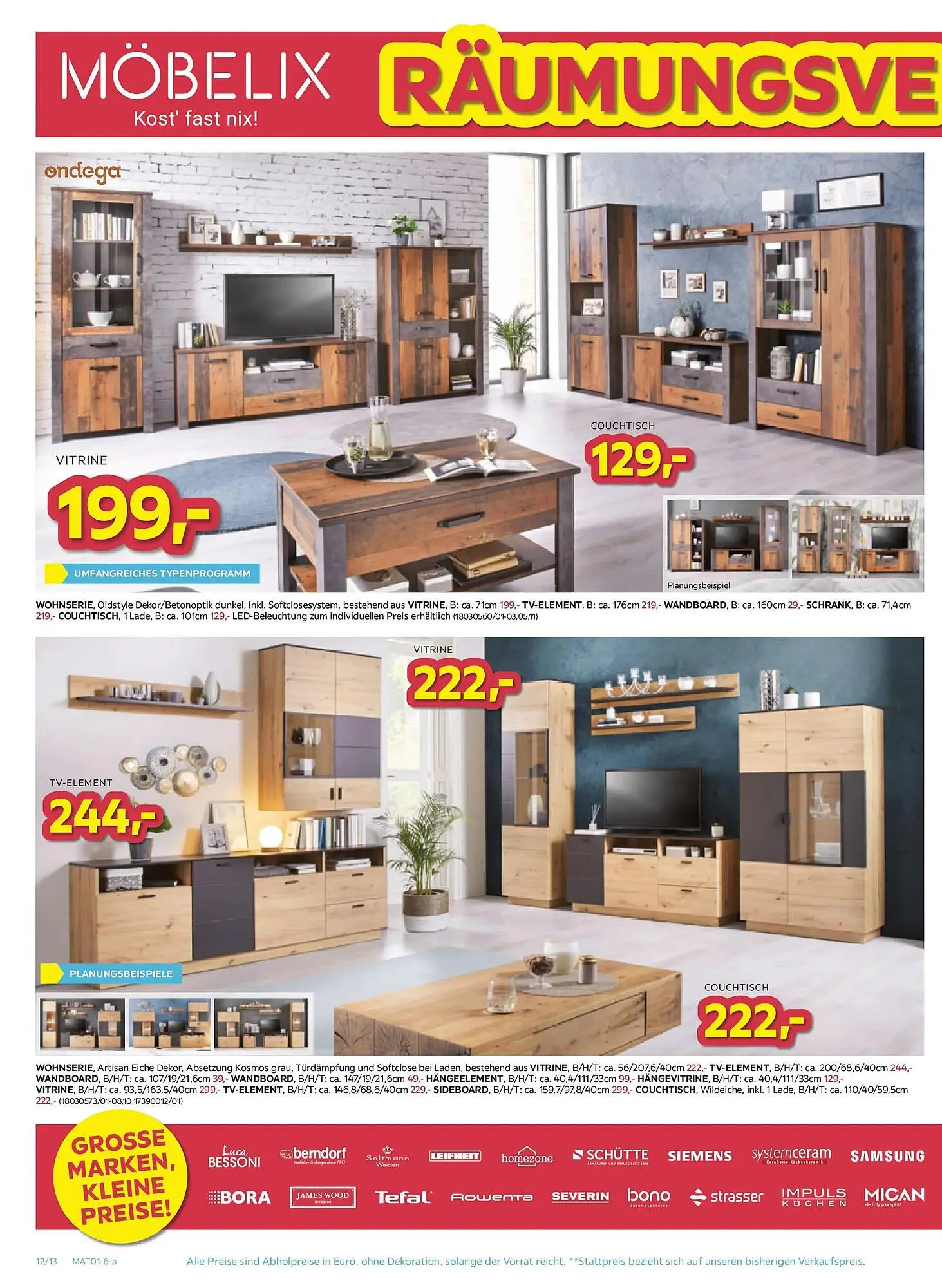Möbelix Prospekt von 22. Dezember bis 5. Jänner 2026 - Flugblätt seite 12