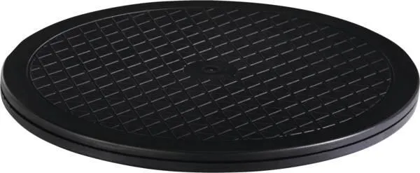 220891 Universal-Drehteller, S, 25,5 cm Du - Schwarz