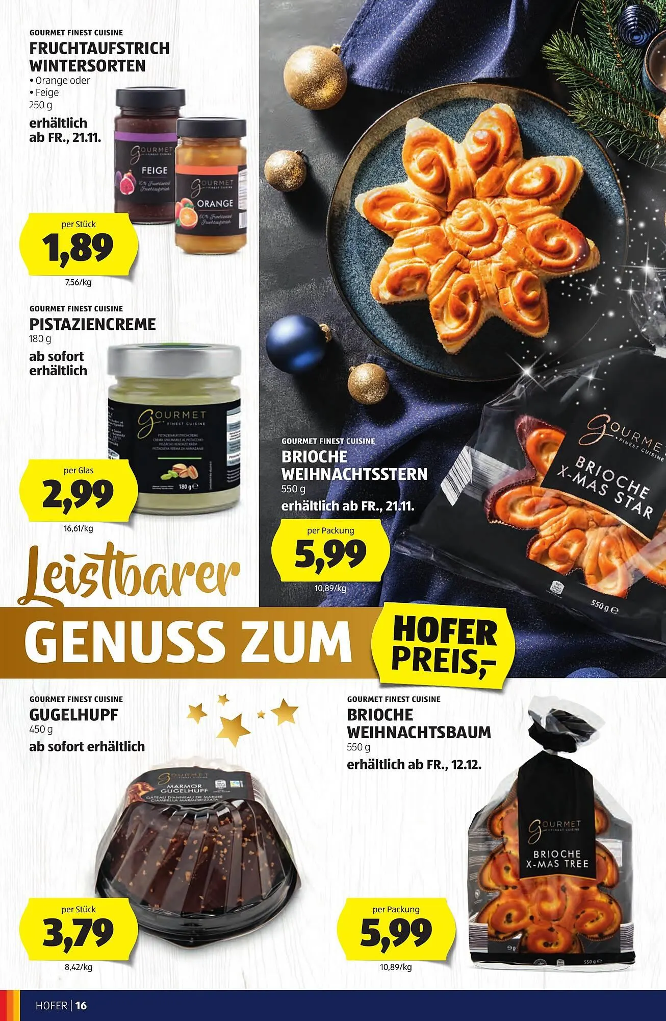 Hofer Flugblatt von 7. November bis 24. Dezember 2025 - Flugblätt seite  16