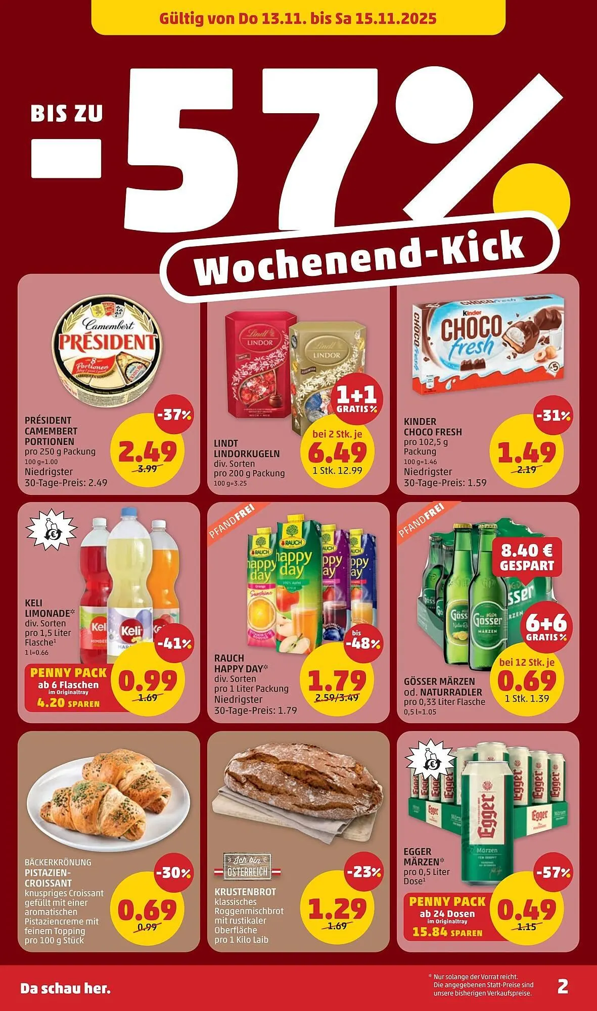 PENNY Flugblatt von 13. November bis 19. November 2025 - Flugblätt seite 2