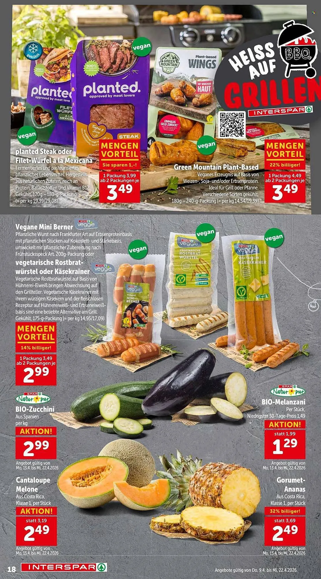 Interspar Flugblatt von 9. April bis 22. April 2026 - Flugblätt seite  18
