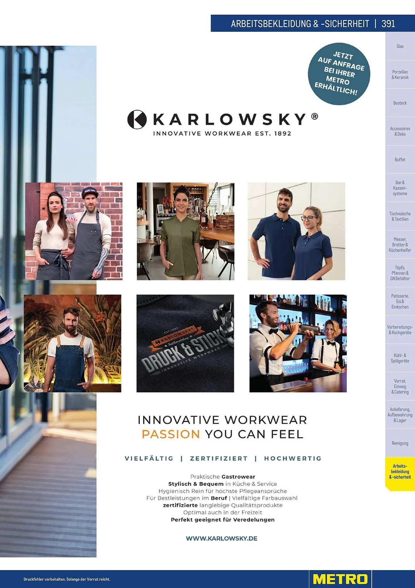 Metro Flugblatt von 25. März bis 31. Dezember 2026 - Flugblätt seite  391