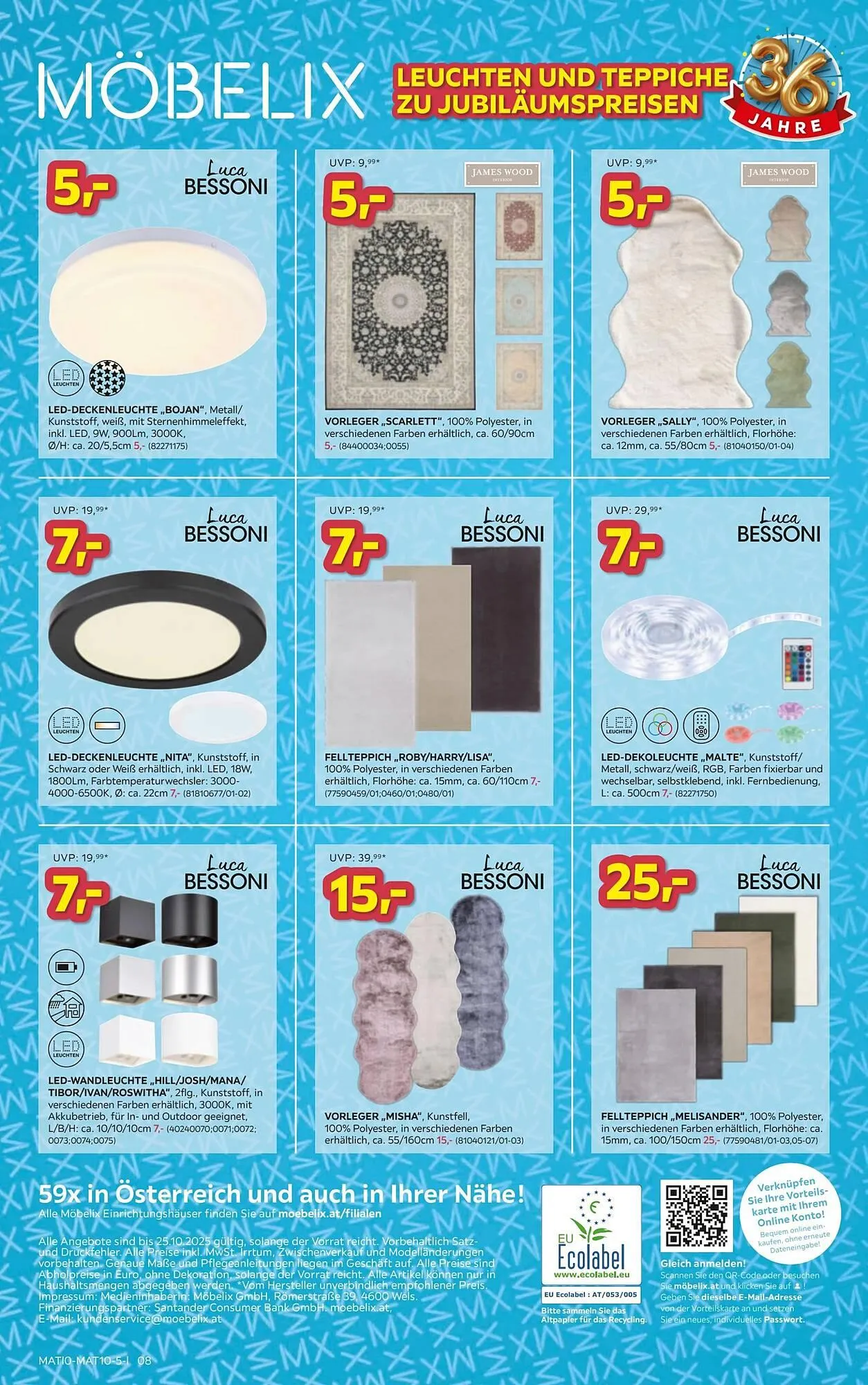 Möbelix Prospekt von 14. Oktober bis 26. Oktober 2025 - Flugblätt seite  8