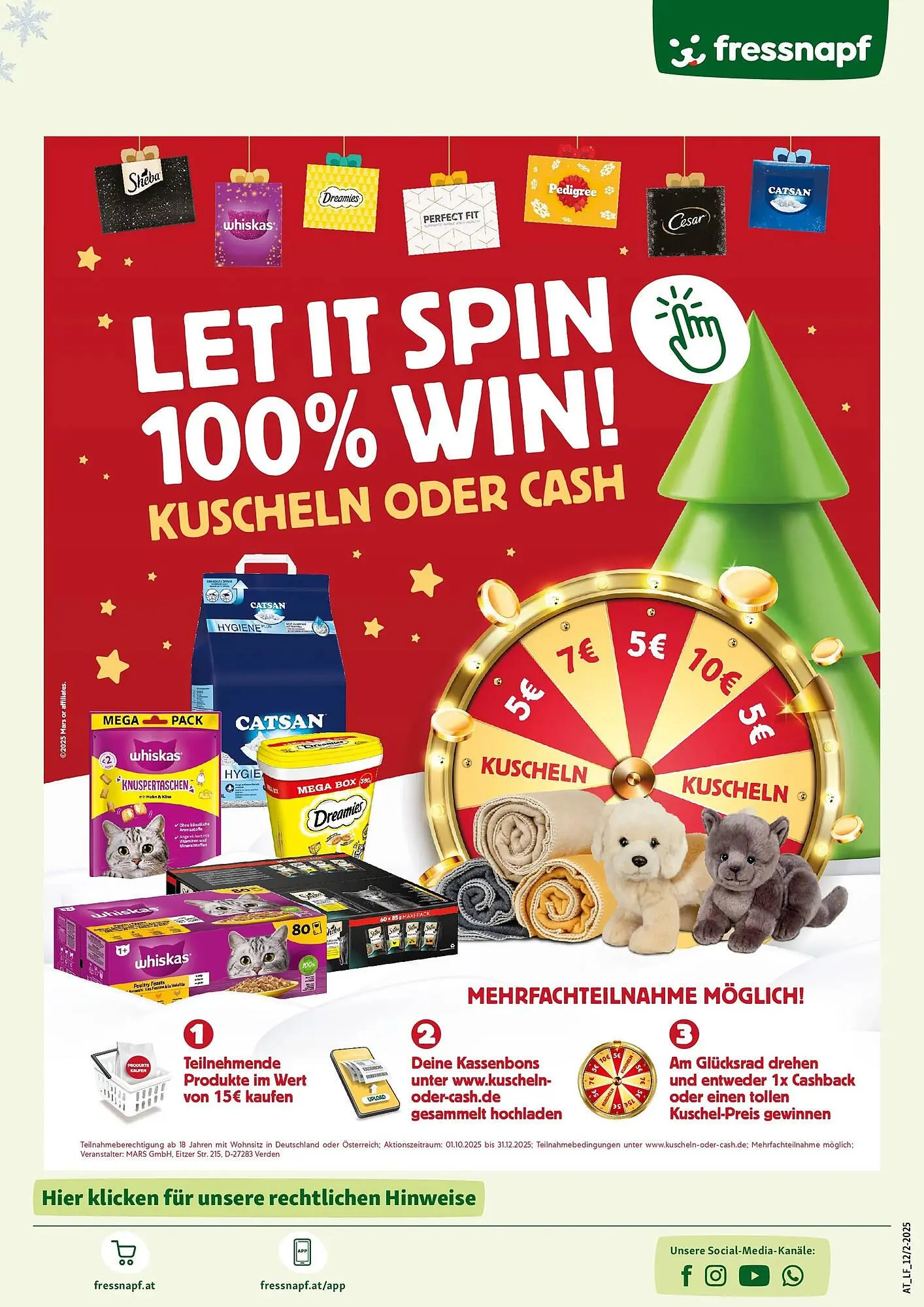 Fressnapf Flugblatt von 17. Dezember bis 20. Dezember 2025 - Flugblätt seite 12