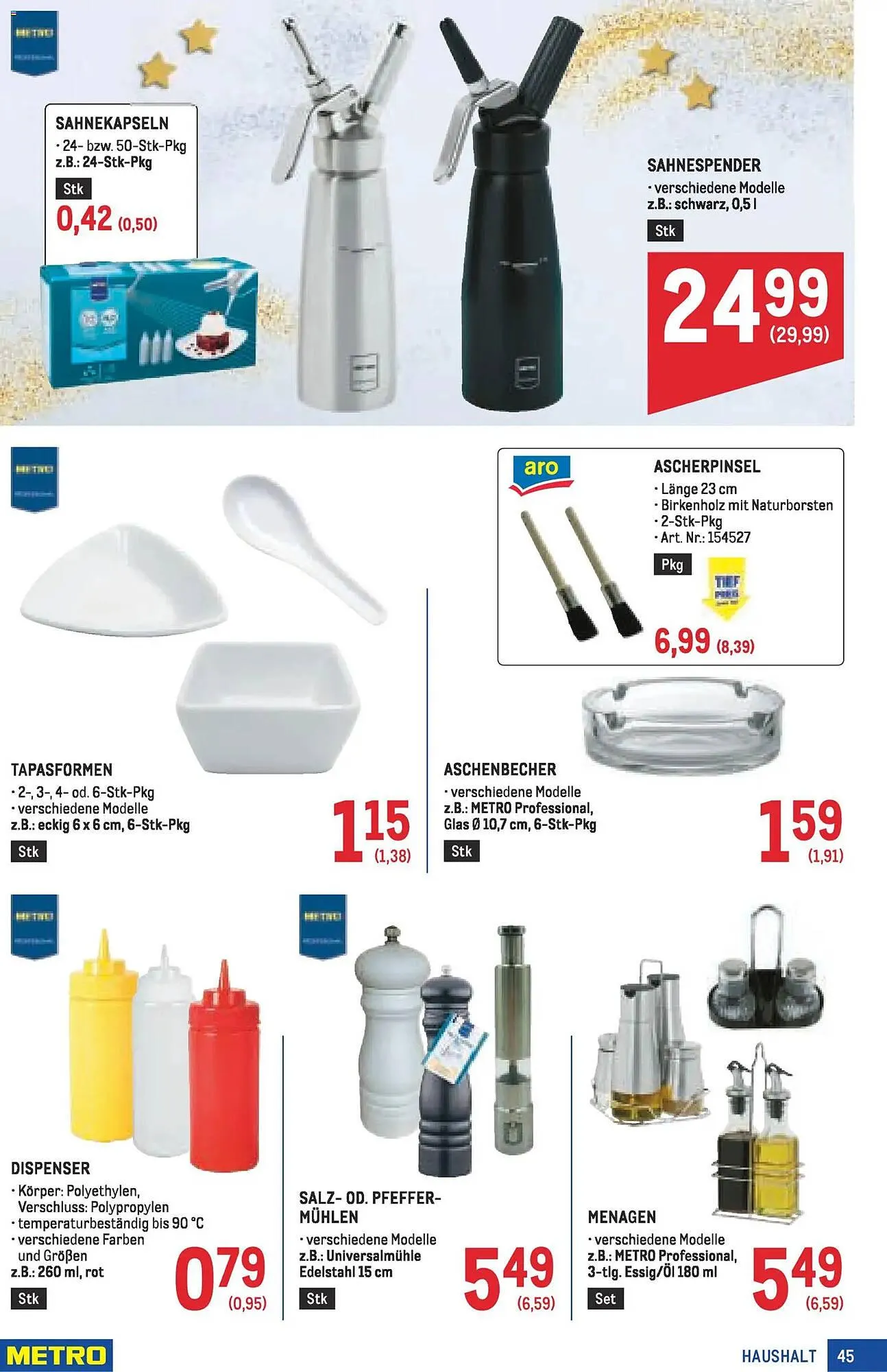 Metro Flugblatt von 27. November bis 10. Dezember 2025 - Flugblätt seite  45