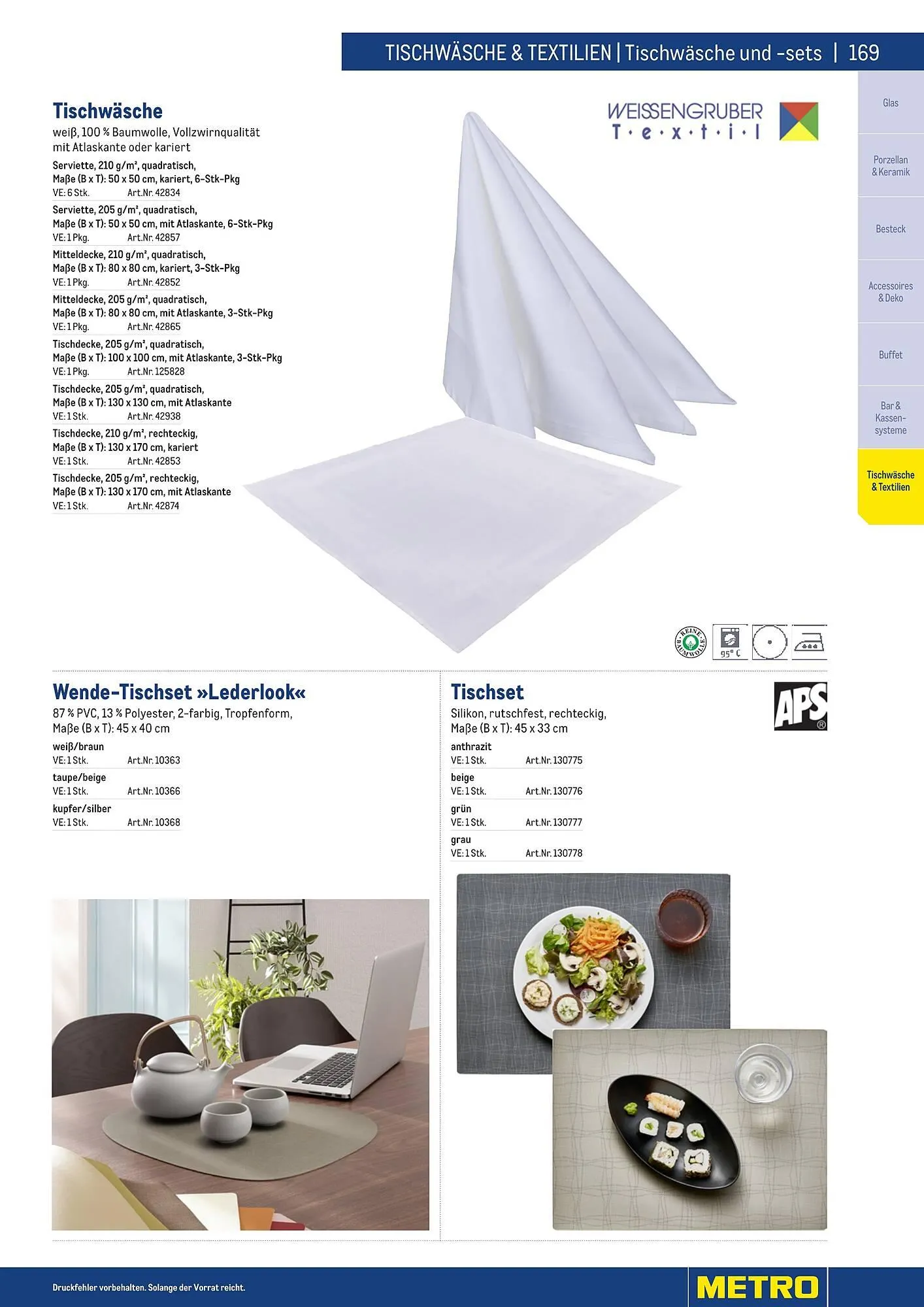 Metro Flugblatt von 25. März bis 31. Dezember 2026 - Flugblätt seite  169