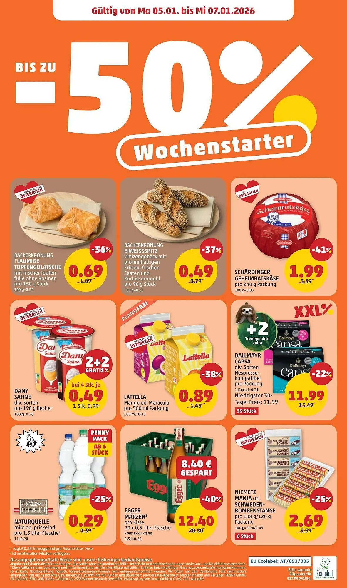 PENNY Flugblatt von 31. Dezember bis 7. Jänner 2026 - Flugblätt seite  28