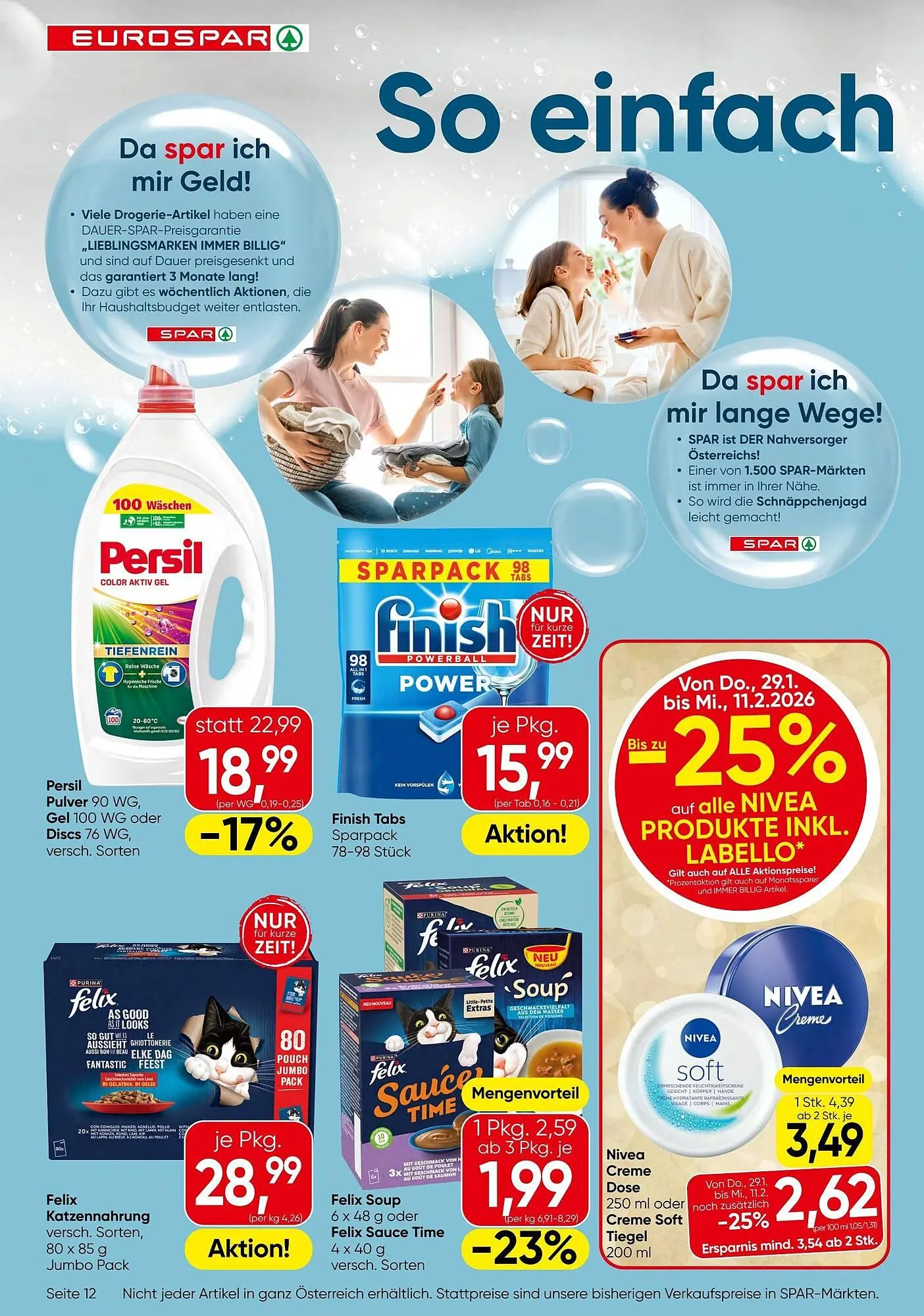 Eurospar Flugblatt von 29. Jänner bis 11. Februar 2026 - Flugblätt seite  12