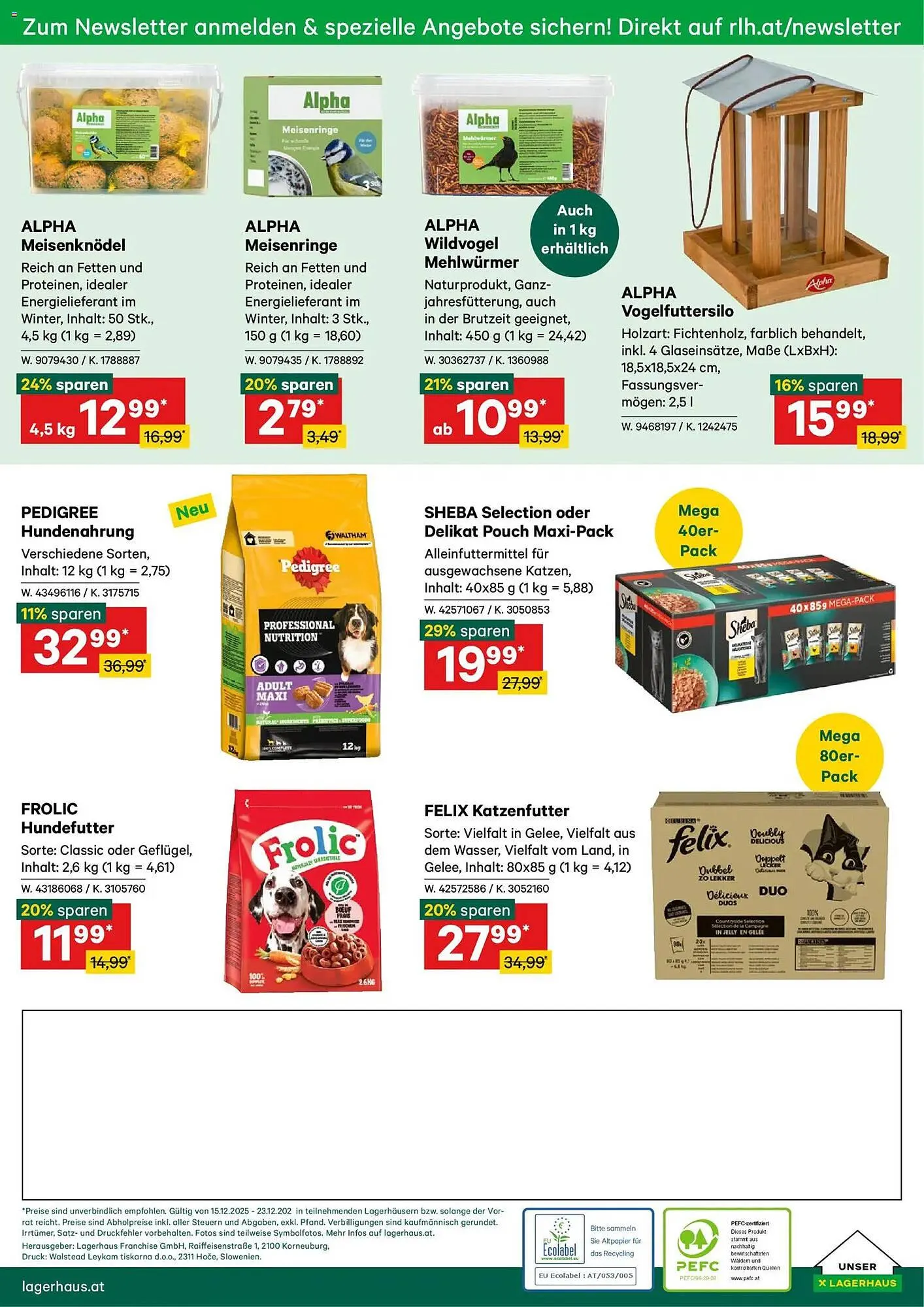 Lagerhaus Flugblatt von 9. Dezember bis 31. Dezember 2025 - Flugblätt seite 9