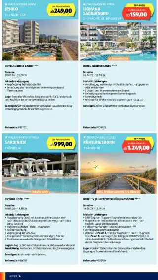 Hofer Flugblatt - Reisen von 27. Mai bis 30. Juni 2026 - Flugblätt seite 4