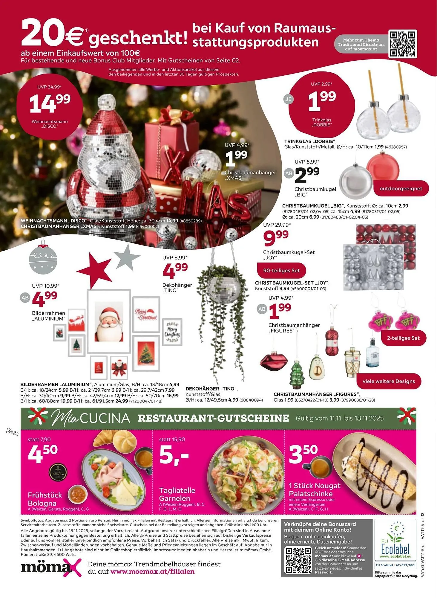 Mömax Flugblatt von 11. November bis 19. November 2025 - Flugblätt seite 12