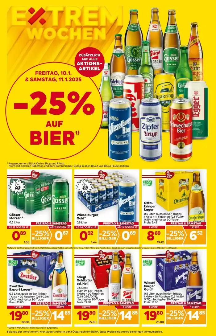 Vorschau BILLA Wien KW02 2025 von 8. Jänner bis 15. Jänner 2025 - Flugblätt seite  2