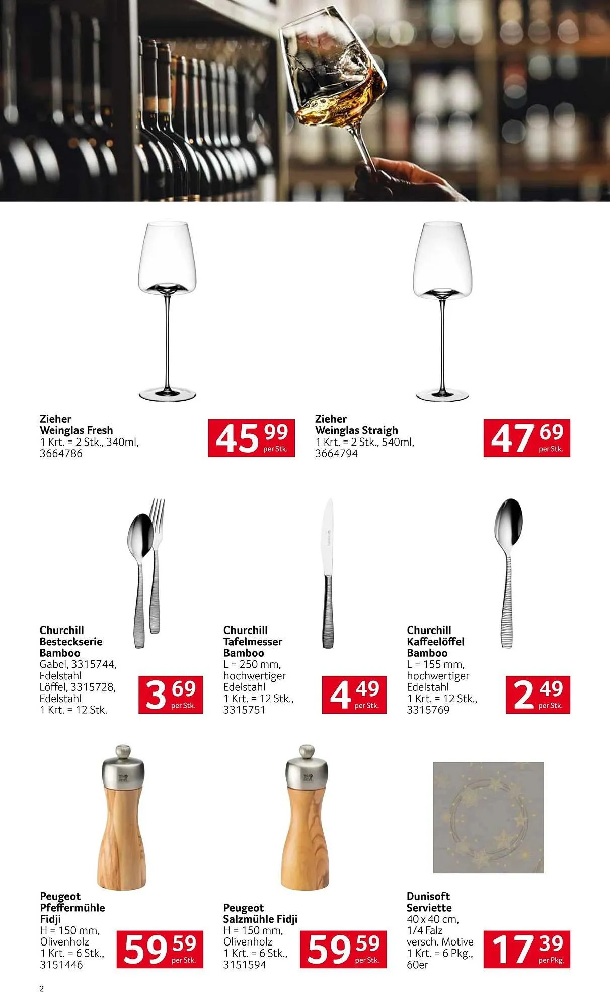 Transgourmet Flugblatt von 28. Oktober bis 29. Dezember 2024 - Flugblätt seite  2