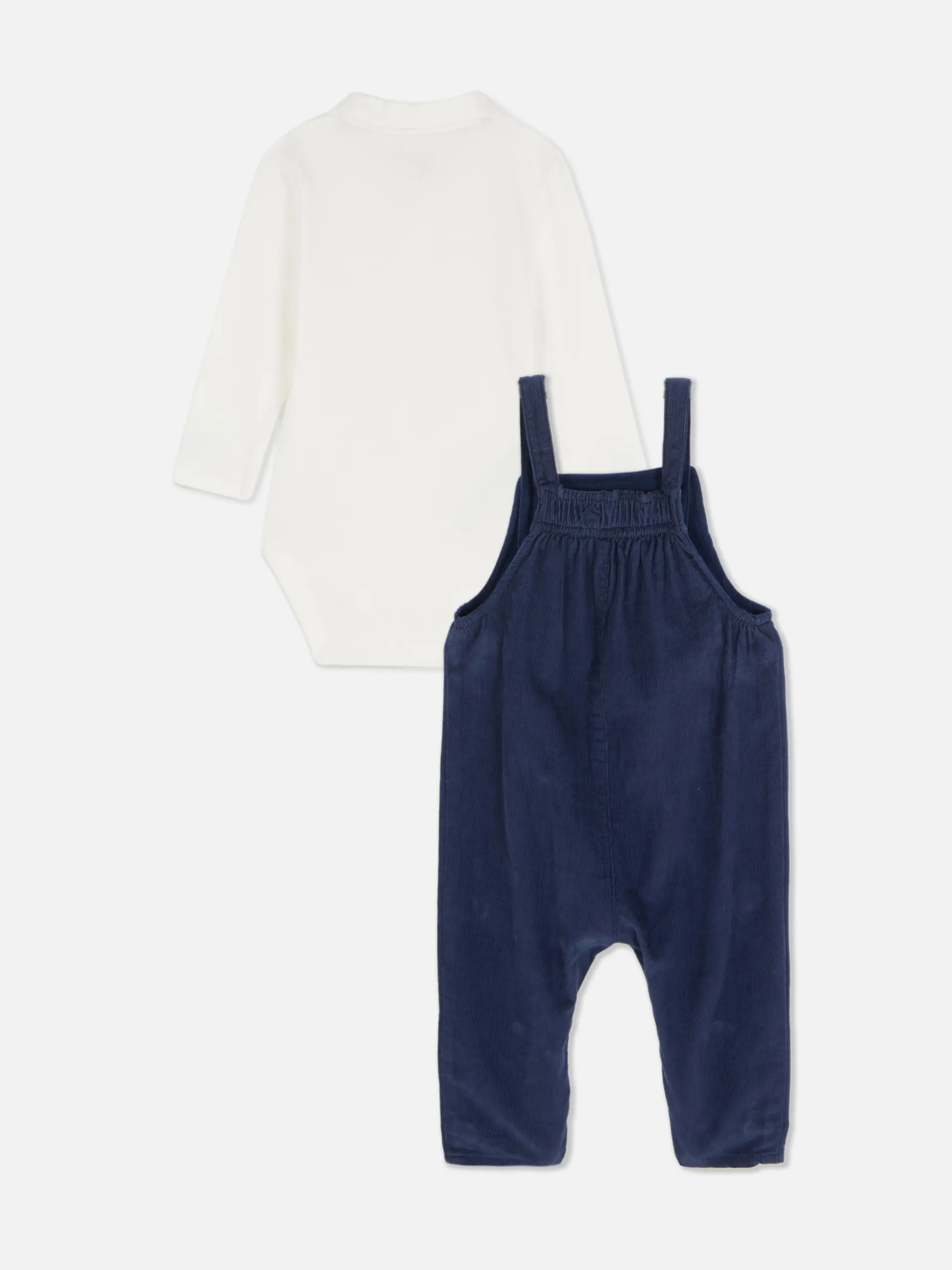 Zweiteiliges Set aus Bodysuit und Latzhose