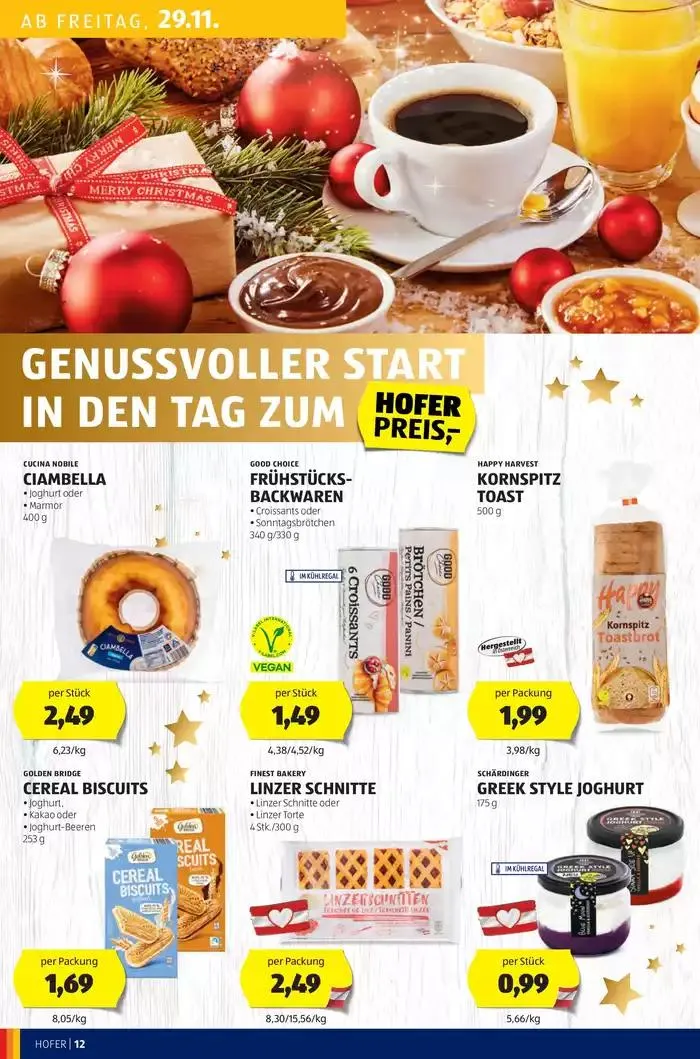 Blättern Sie online im HOFER Flugblatt von 27. November bis 11. Dezember 2024 - Flugblätt seite 14