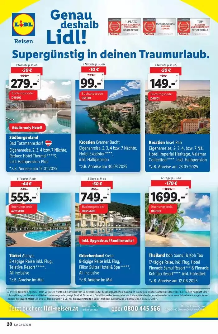 Exklusive Deals und Schnäppchen von 9. Jänner bis 15. Jänner 2025 - Flugblätt seite 20