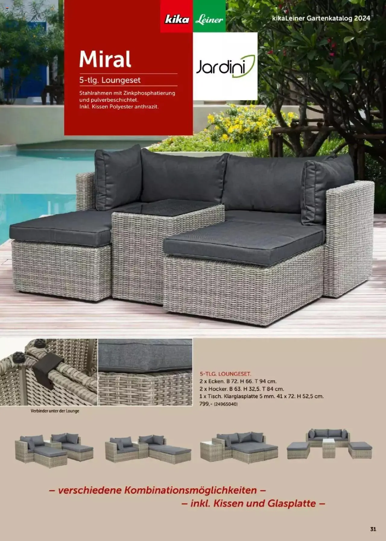 Leiner Garten Katalog 2024 von 4. März bis 30. September 2024 - Flugblätt seite 31