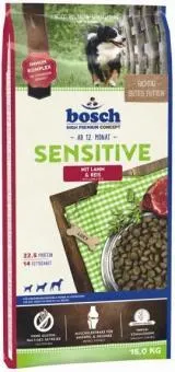 bosch SENSITIVE mit Lamm, Reis für Hunde 15 kg