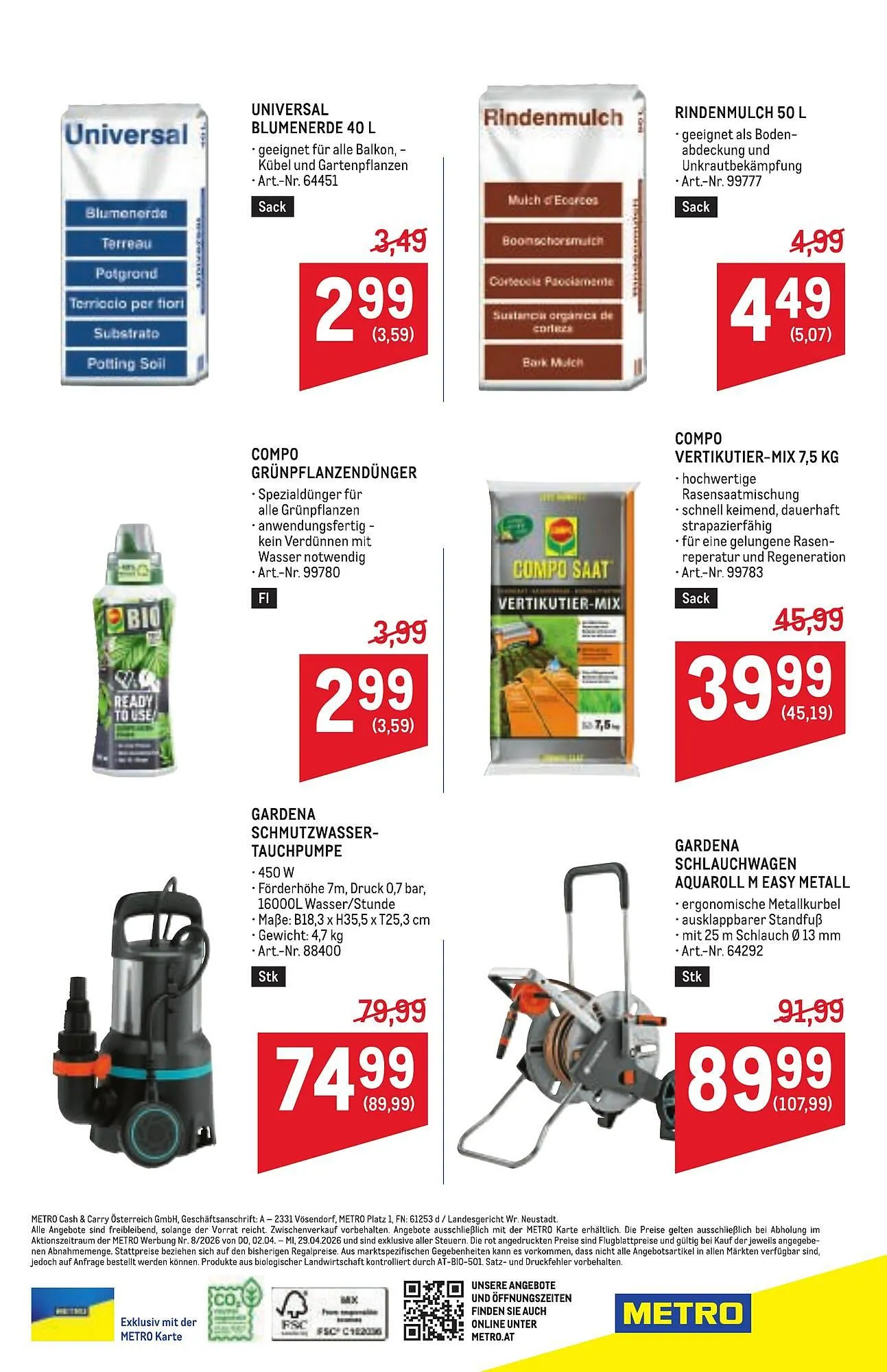 Metro Flugblatt von 2. April bis 29. April 2026 - Flugblätt seite  28