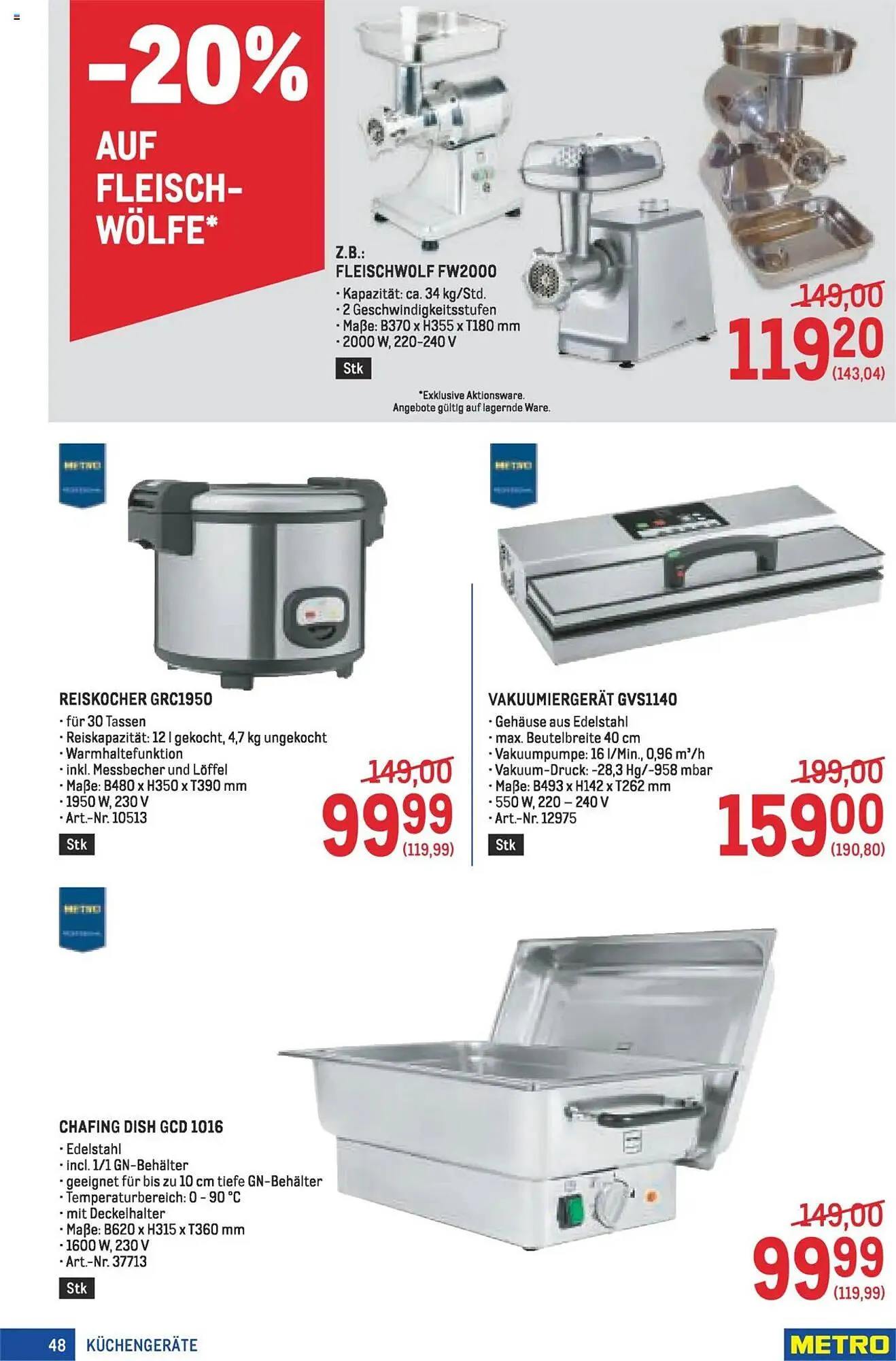 Metro Flugblatt von 16. Oktober bis 29. Oktober 2025 - Flugblätt seite  48