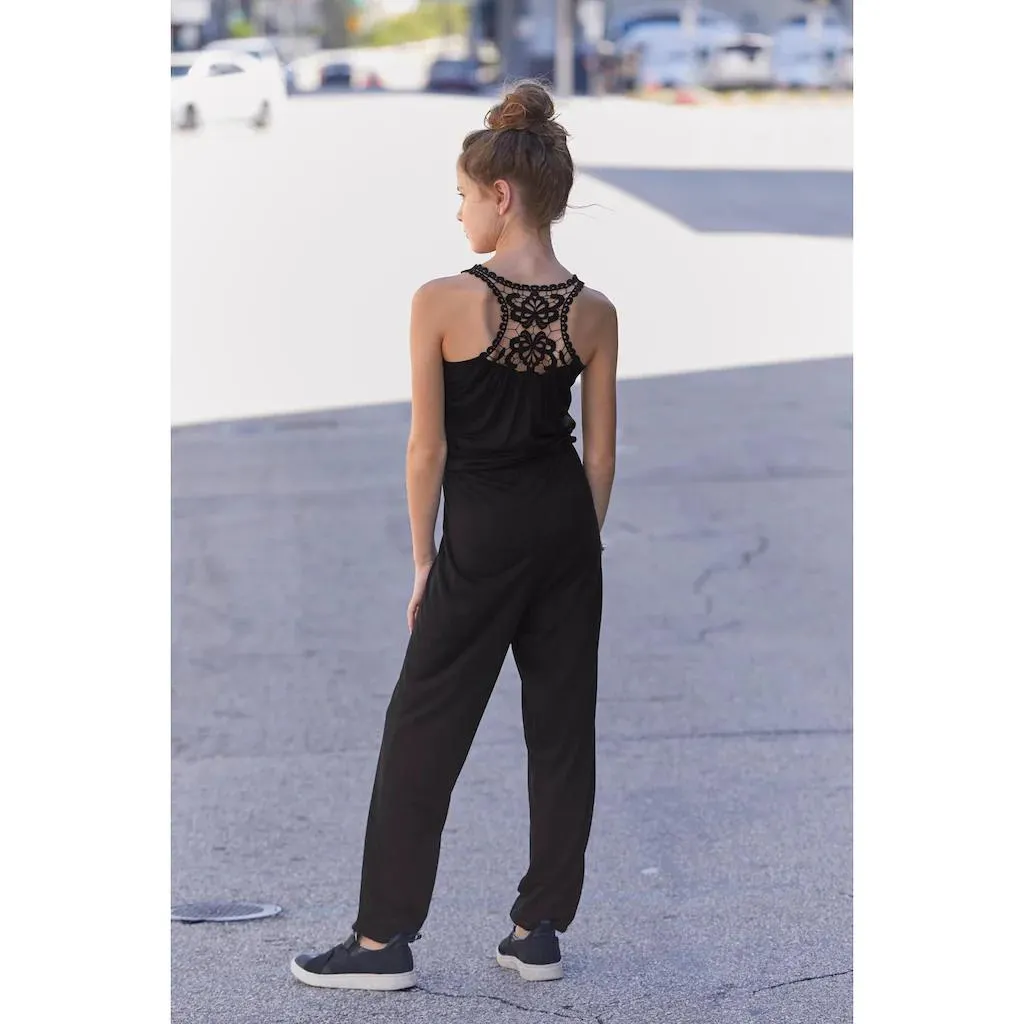 KIDSWORLD Overall, mit Spitzeneinsatz im Rücken