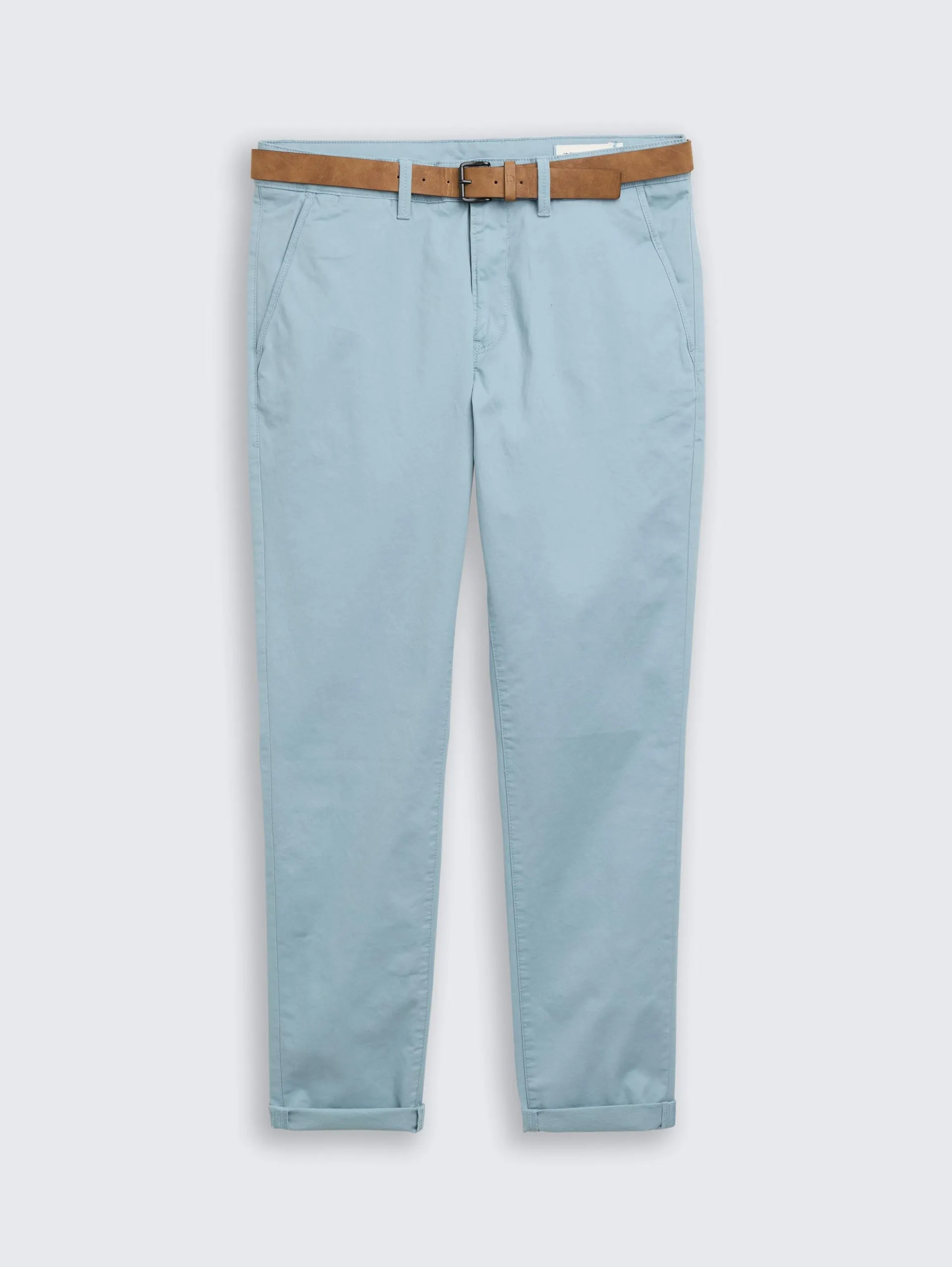 Slim Chino Hose mit Gürtel