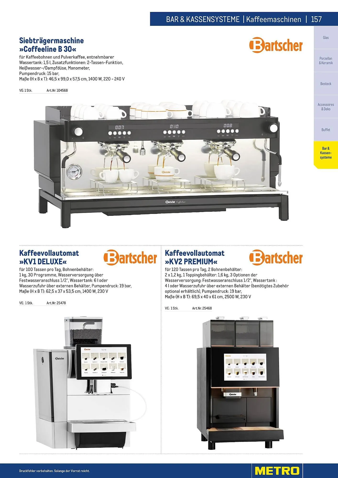 Metro Flugblatt von 25. März bis 31. Dezember 2026 - Flugblätt seite  157