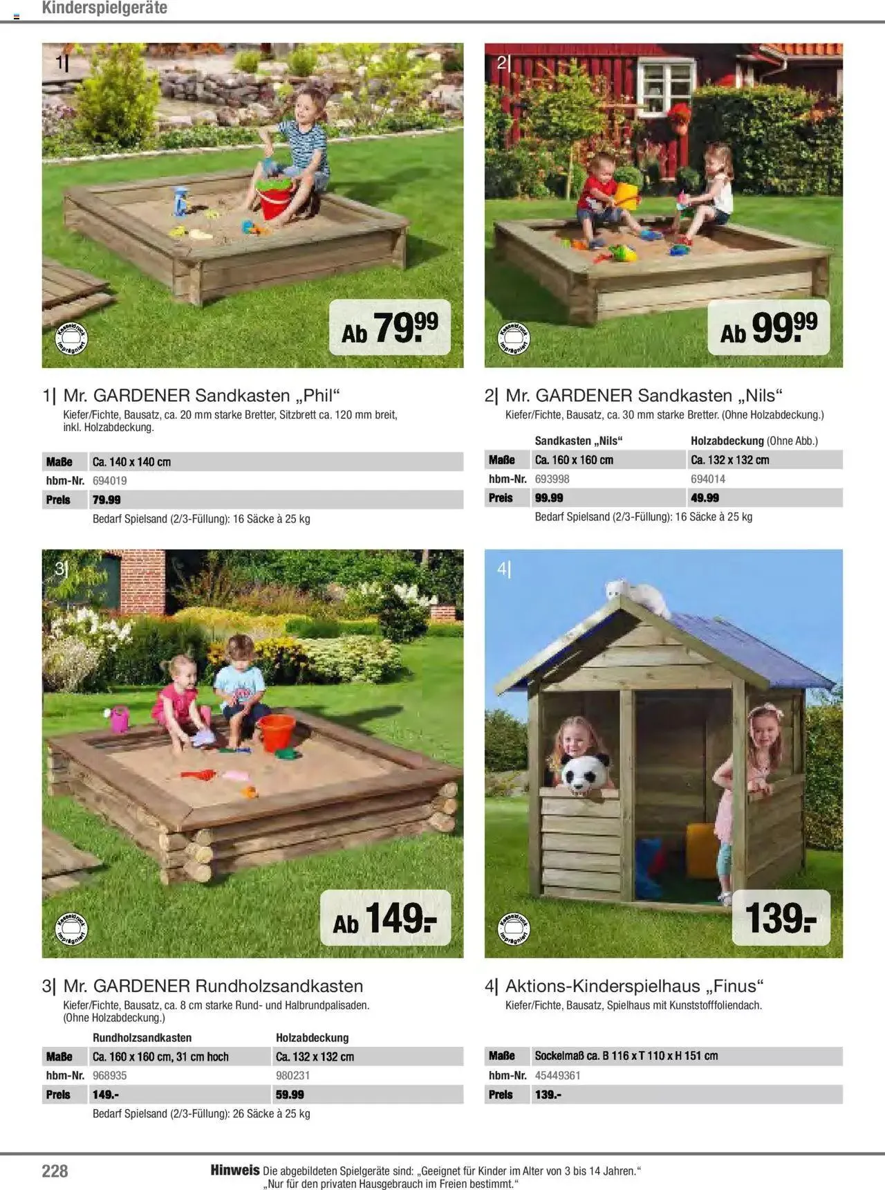 Hagebau Gartenjahr 2023 von 7. März bis 31. Dezember 2023 - Flugblätt seite  228