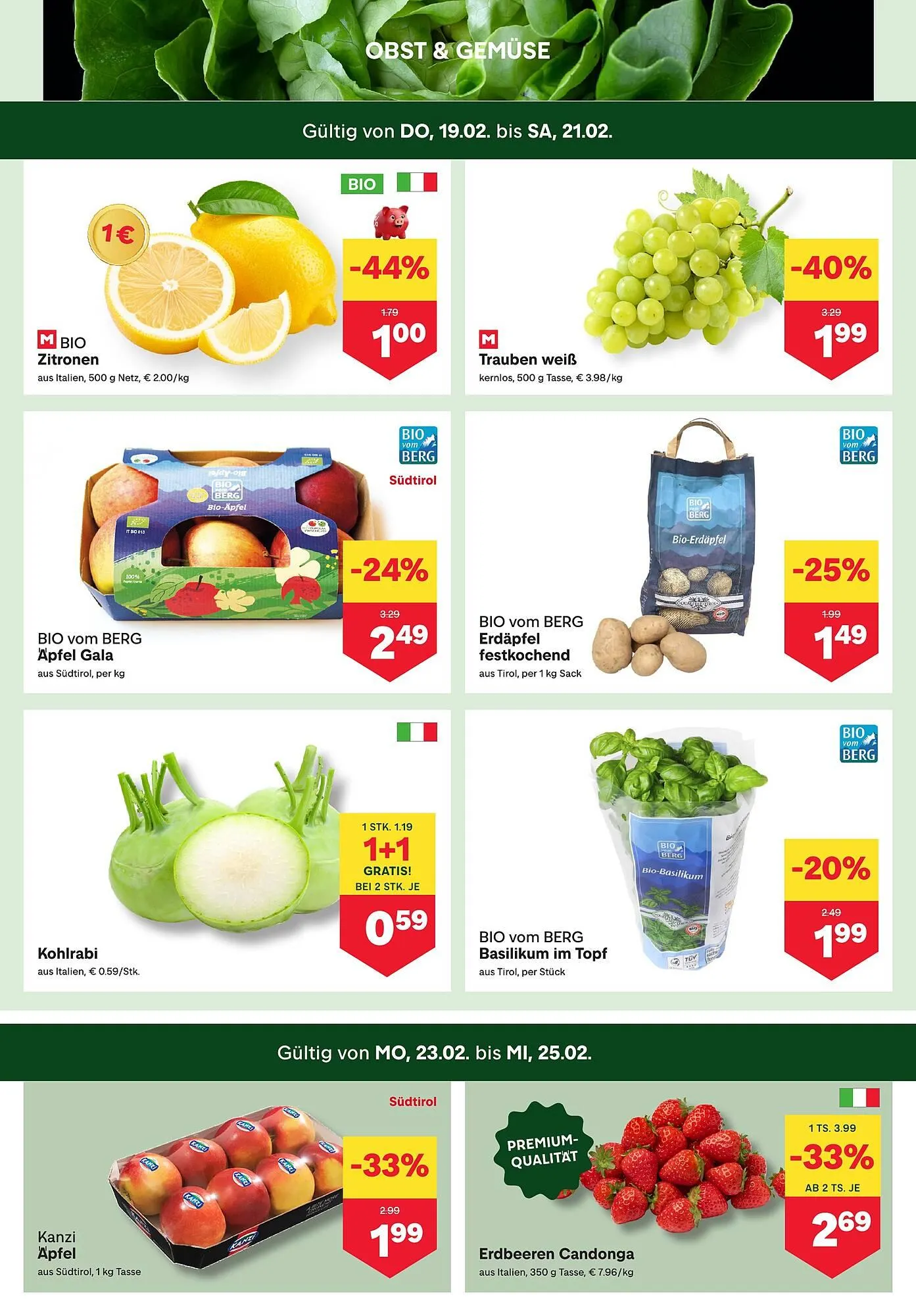 MPreis Flugblatt von 19. Februar bis 25. Februar 2026 - Flugblätt seite  2