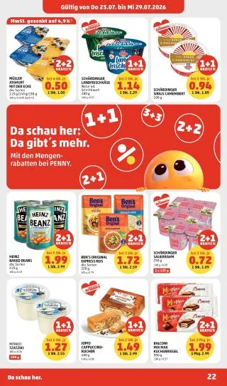 PENNY Flugblatt von 23. Juli bis 29. Juli 2026 - Flugblätt seite 22