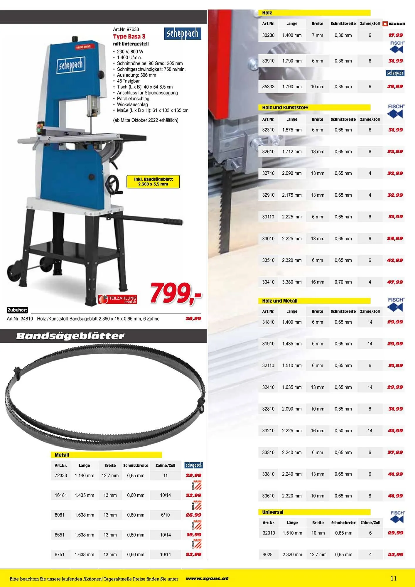 Zgonc Flugblatt von 3. Mai bis 29. Dezember 2023 - Flugblätt seite 11