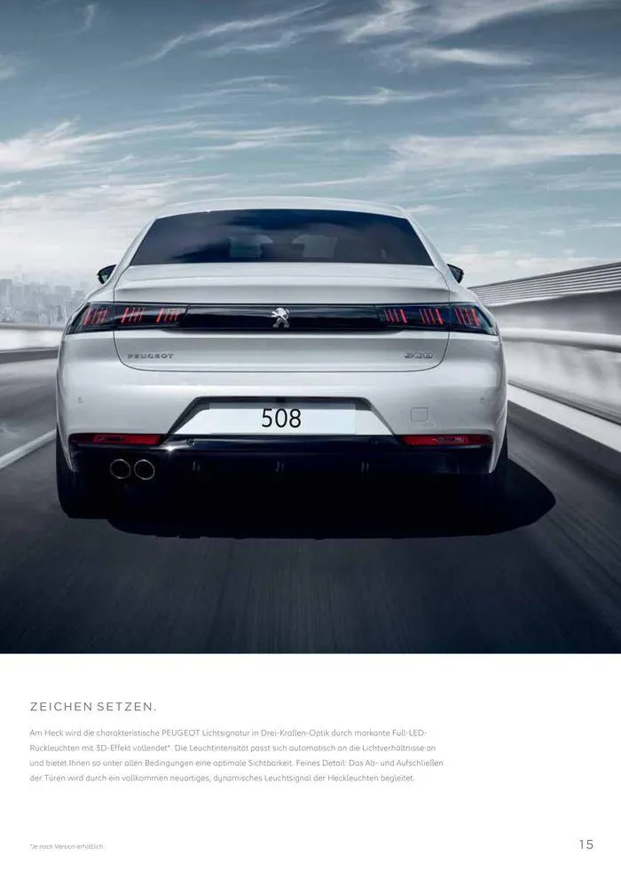 Der Neue Peugeot 508 von 12. Juni bis 12. Juni 2024 - Flugblätt seite 15