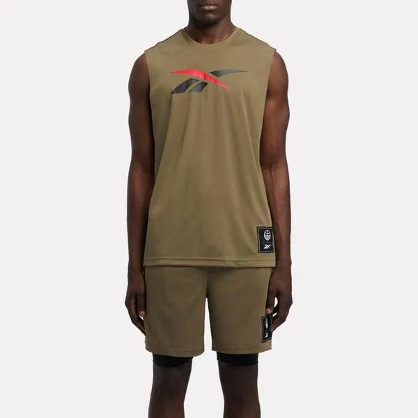 Reebok Identity Basketball Logo Tank