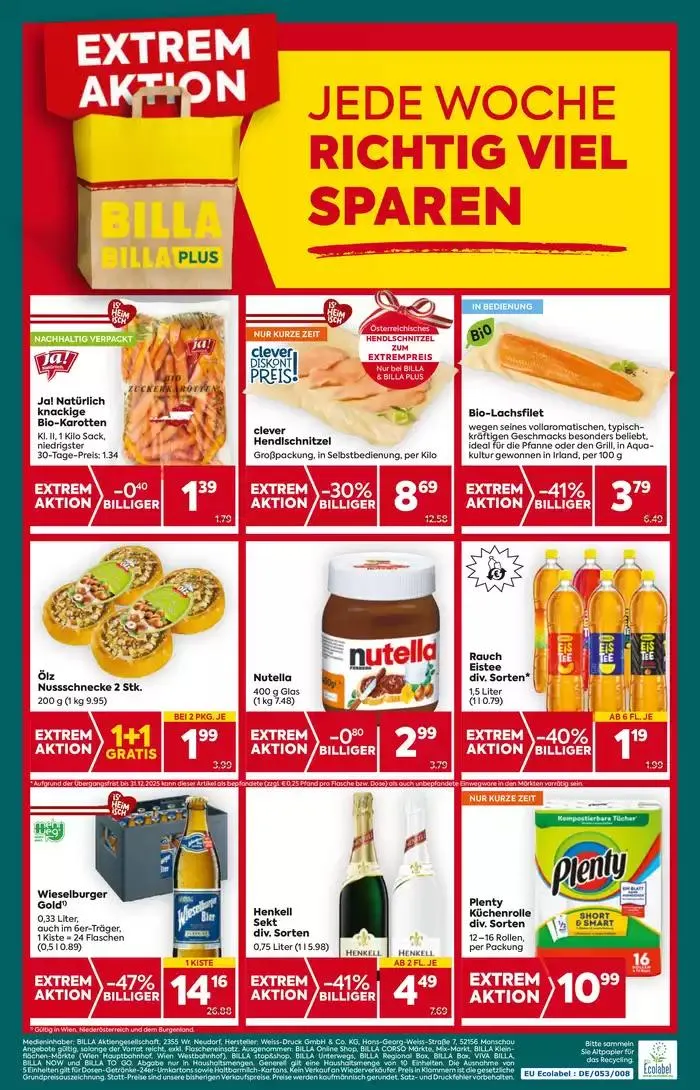 Vorschau BILLA PLUS Wien KW05 2025 von 28. Jänner bis 11. Februar 2025 - Flugblätt seite 20