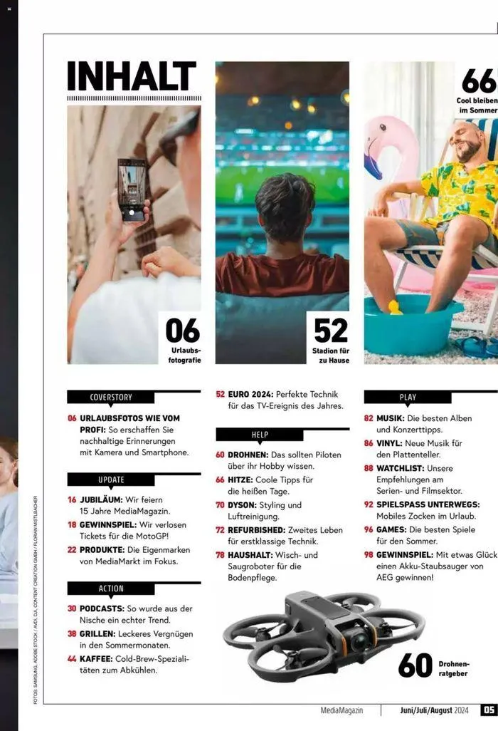 Magazin Juni/Juli/August 2024 von 7. Juni bis 31. August 2024 - Flugblätt seite 5