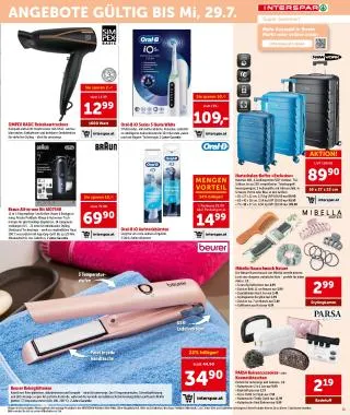 INTERSPAR Flugblatt von 9. Juli bis 15. Juli 2026 - Flugblätt seite  16