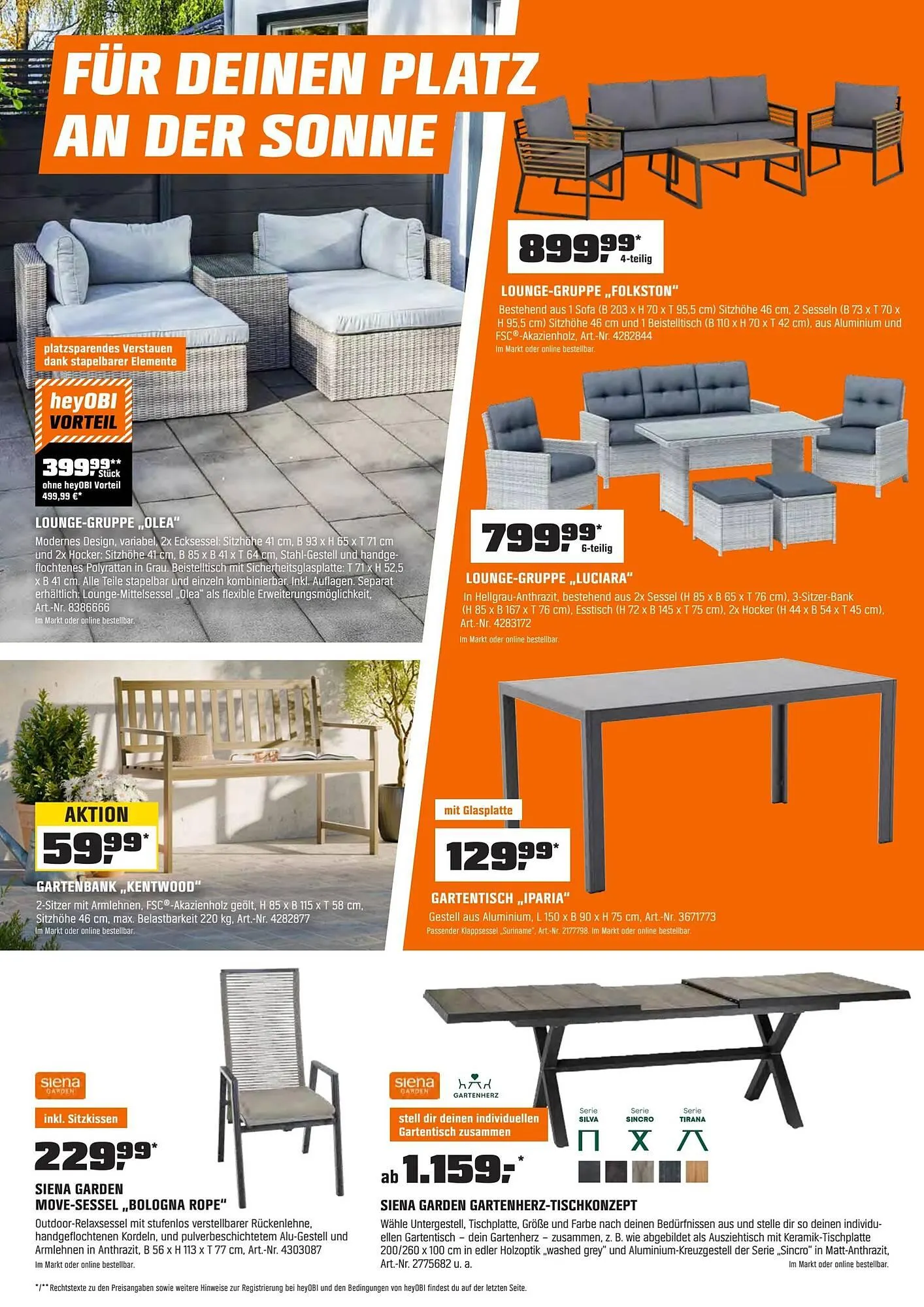 OBI Flugblatt von 1. April bis 30. April 2026 - Flugblätt seite  4