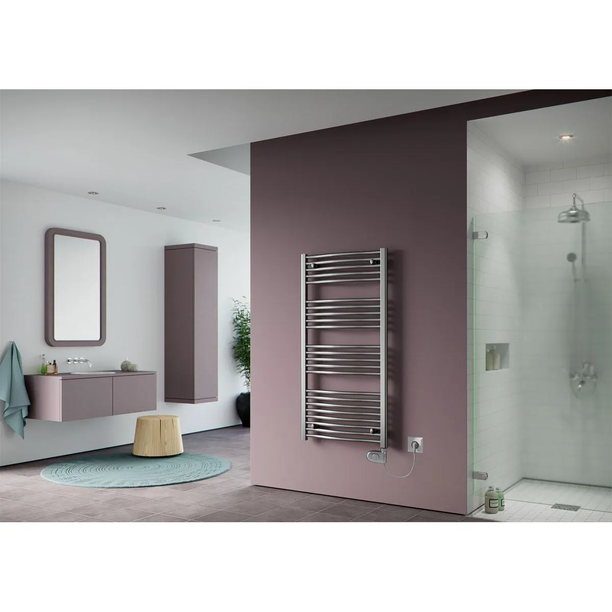 Ximax Elektrischer Handtuchwärmer C3 1732 x 600 mm 900 Watt Typ 3 Chrom