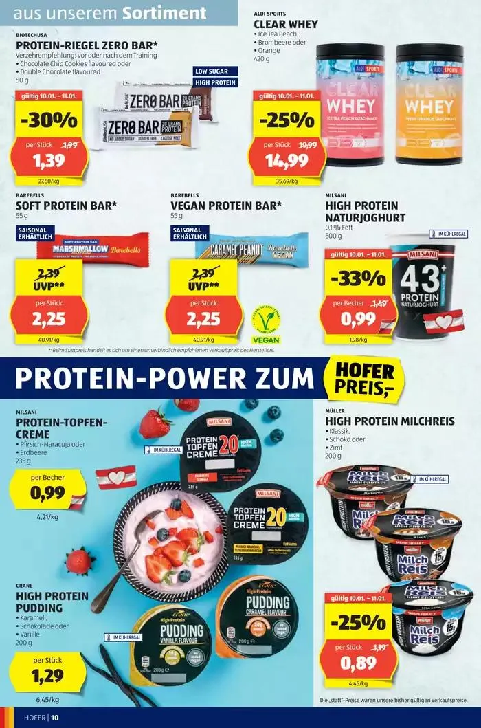 Blättern Sie online im HOFER Flugblatt von 8. Jänner bis 15. Jänner 2025 - Flugblätt seite  12