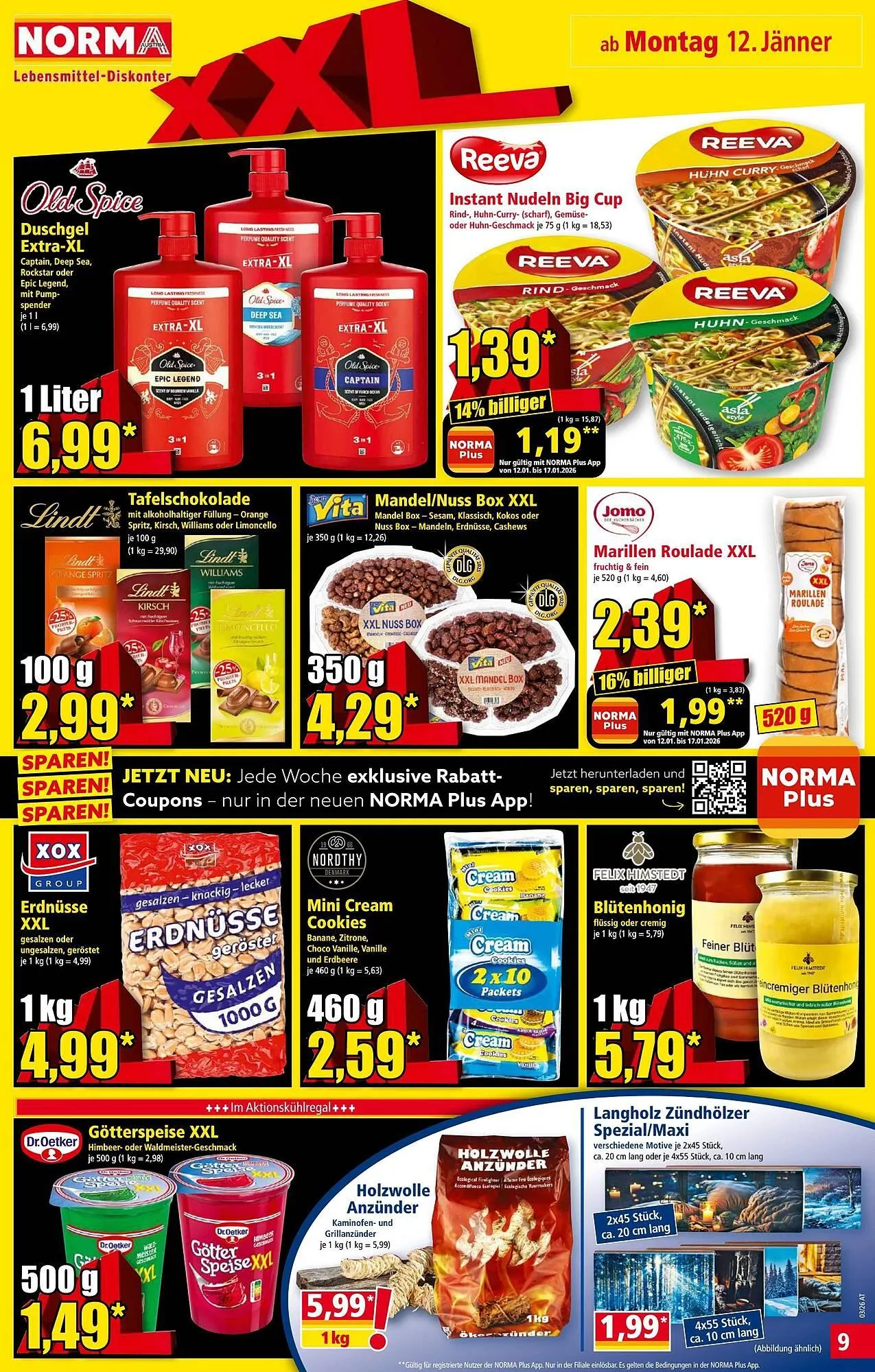 Norma Prospekt von 12. Jänner bis 18. Jänner 2026 - Flugblätt seite  9