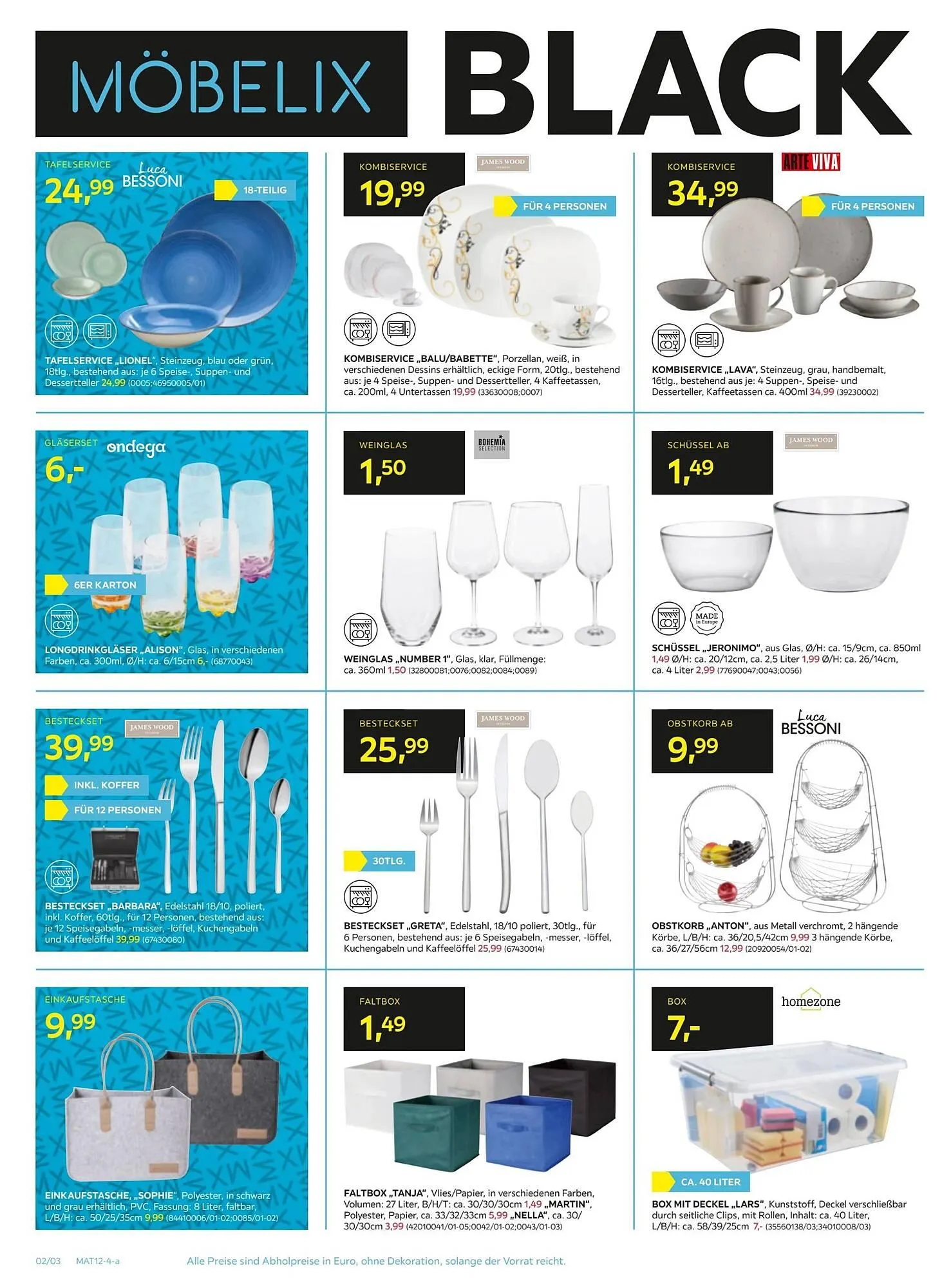 Möbelix Flugblatt von 25. November bis 4. Dezember 2024 - Flugblätt seite 2