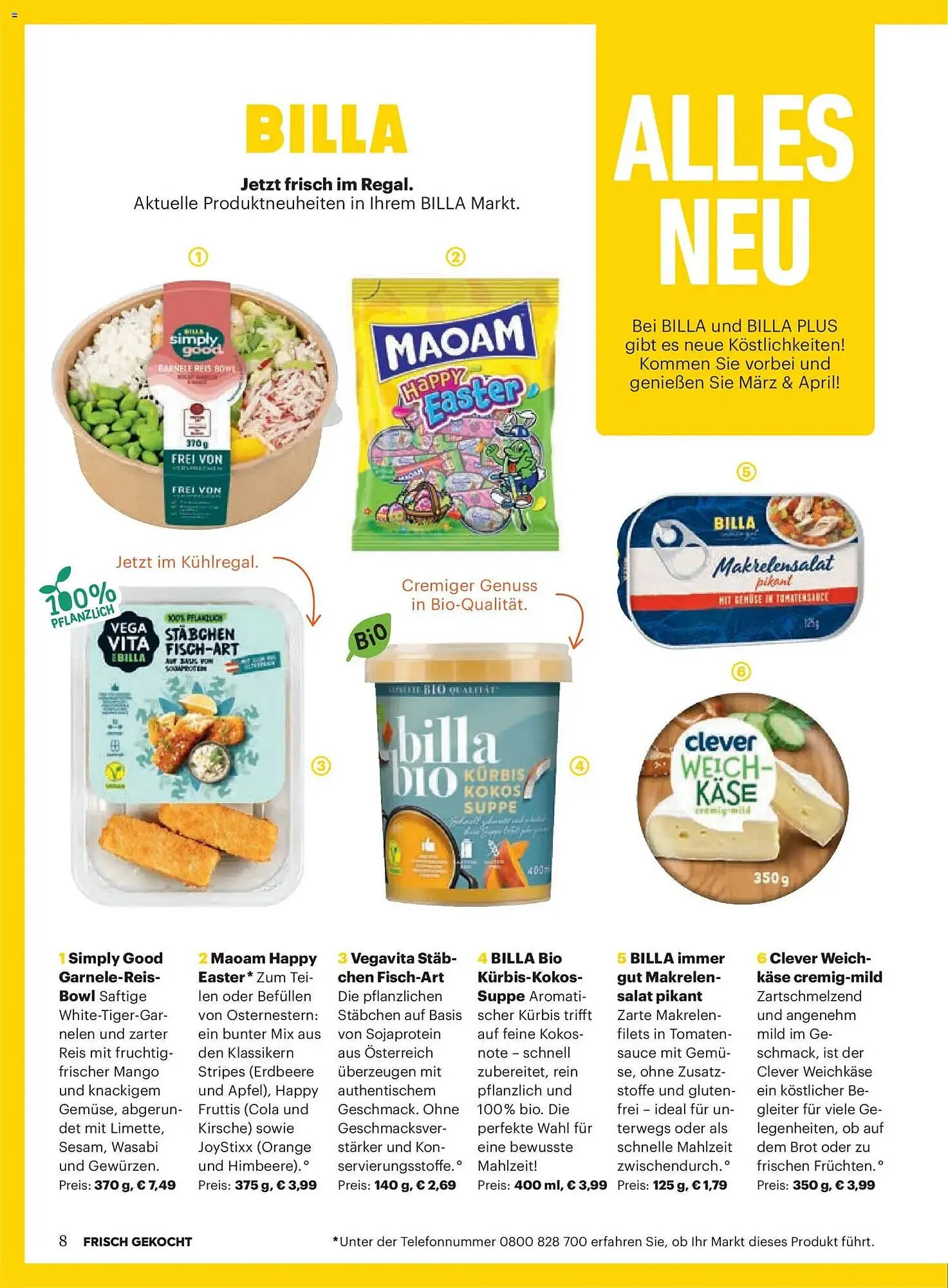 Billa Flugblatt von 1. März bis 30. April 2026 - Flugblätt seite  6