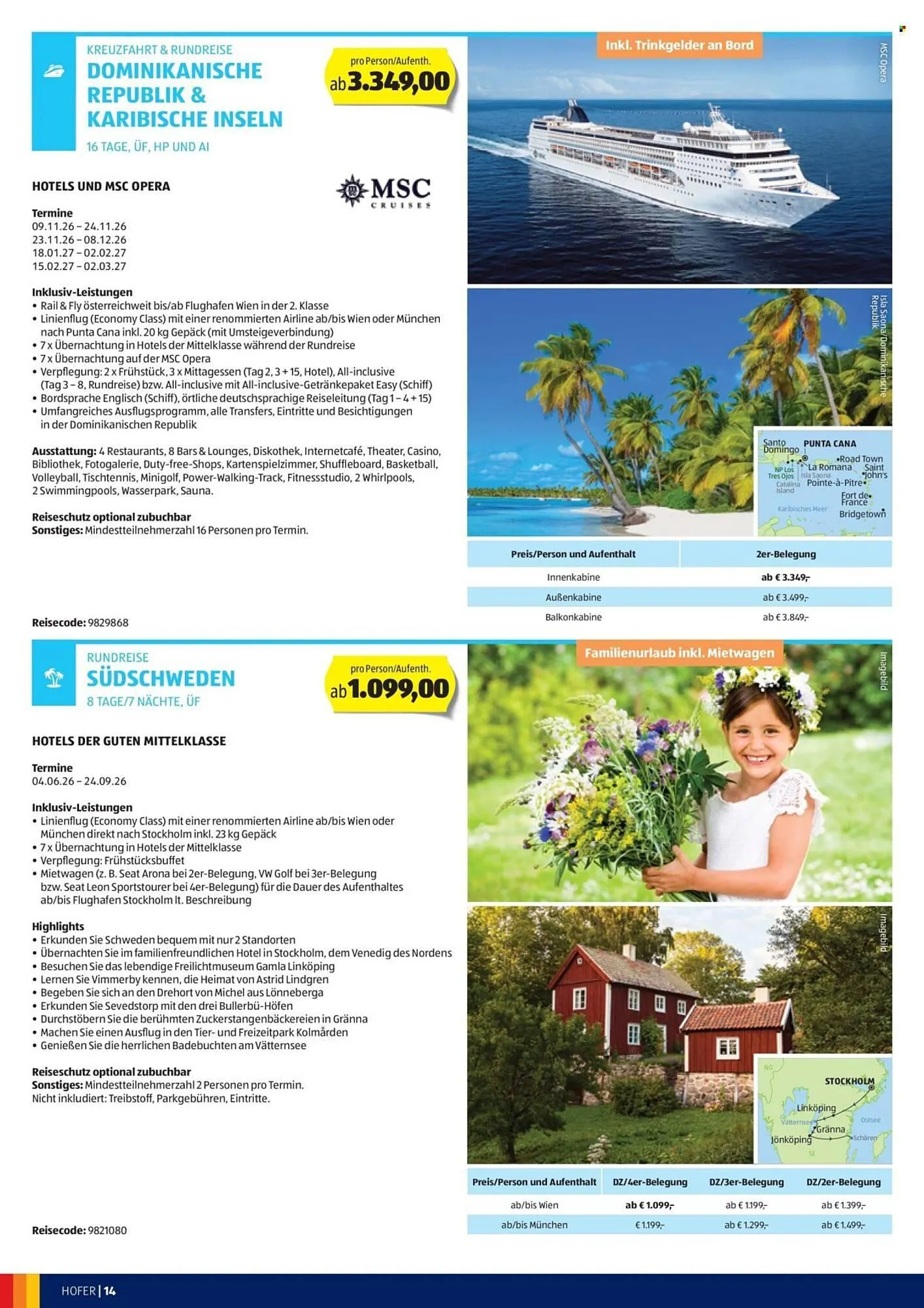 Hofer Flugblatt von 31. Dezember bis 27. Jänner 2026 - Flugblätt seite  14